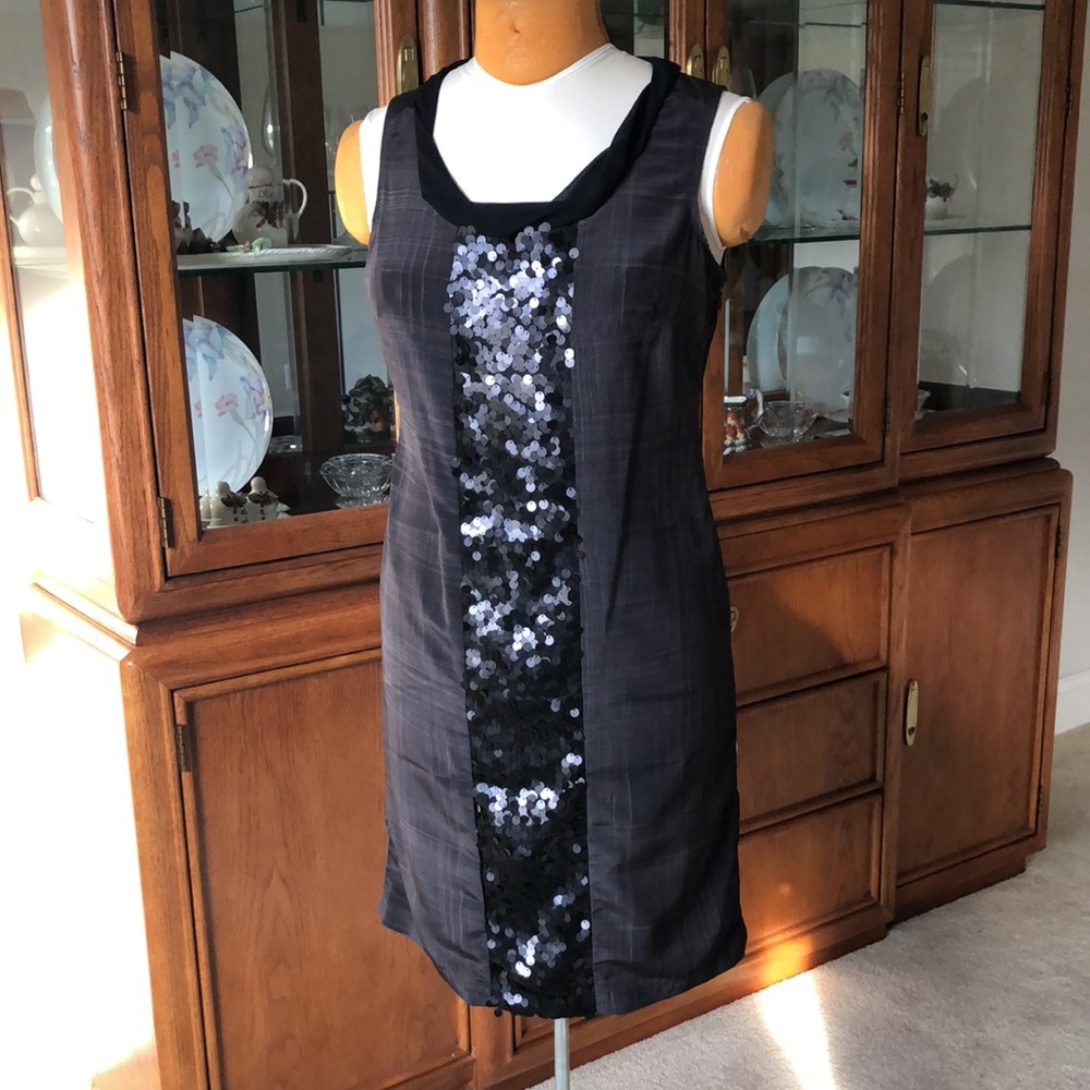 Simply Vera Wang Sequin Stripe Dress
